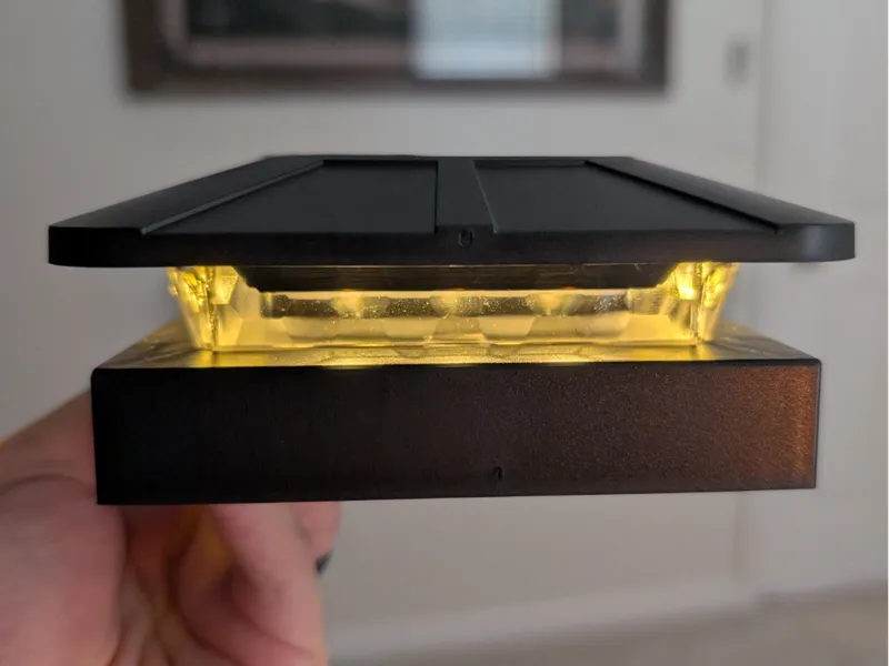 Peasur 4x4 Solar Post Cap Light Shroud