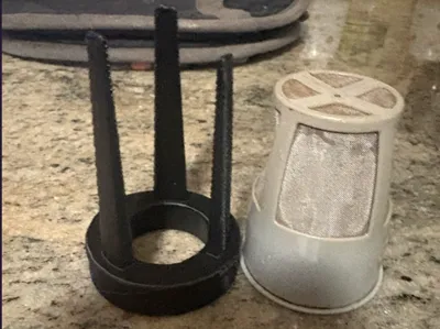 Reusable K-cup cleaner