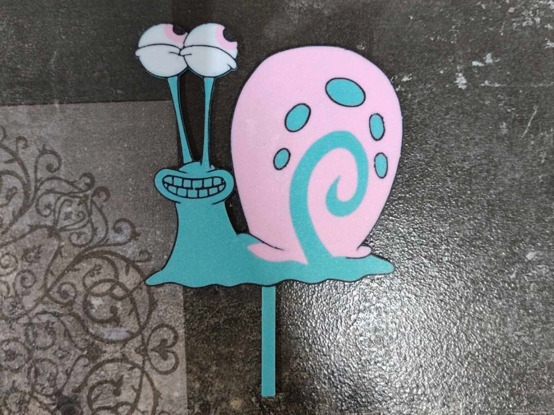 Gary (sponge bob) cake topper