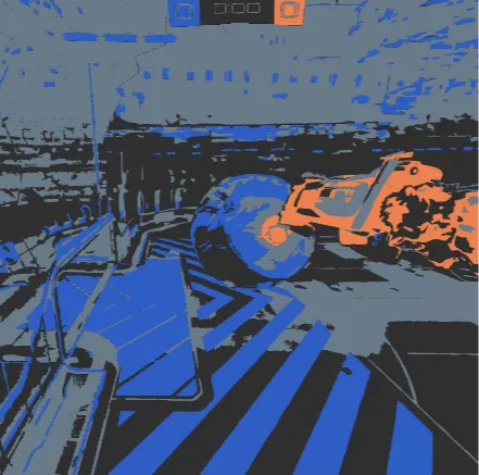 Aerial Shot- Rocket League Parallax Art