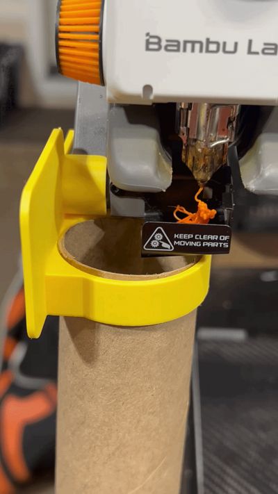 a1 poop chute for paper towel roll