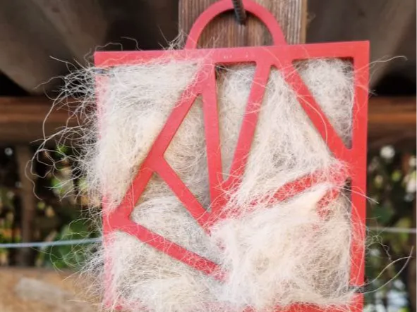 Hair box for bird nest