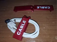 Clip range-câbles pour bureau — photo 1
