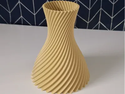 Vase Goblet Spiral Vase
