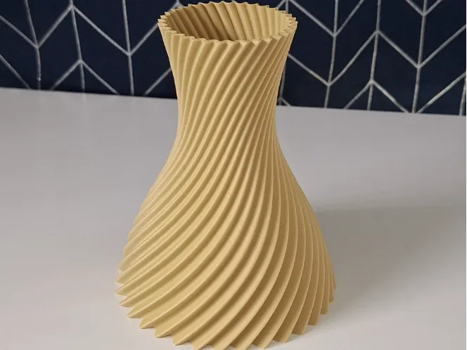 Vase Kelch Spiralvase