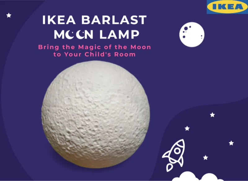 IKEA Barlast Moon Lamp