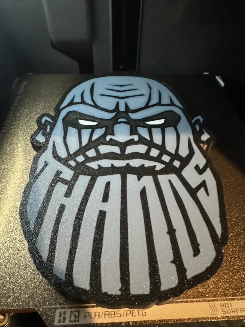 Thanos wall art 