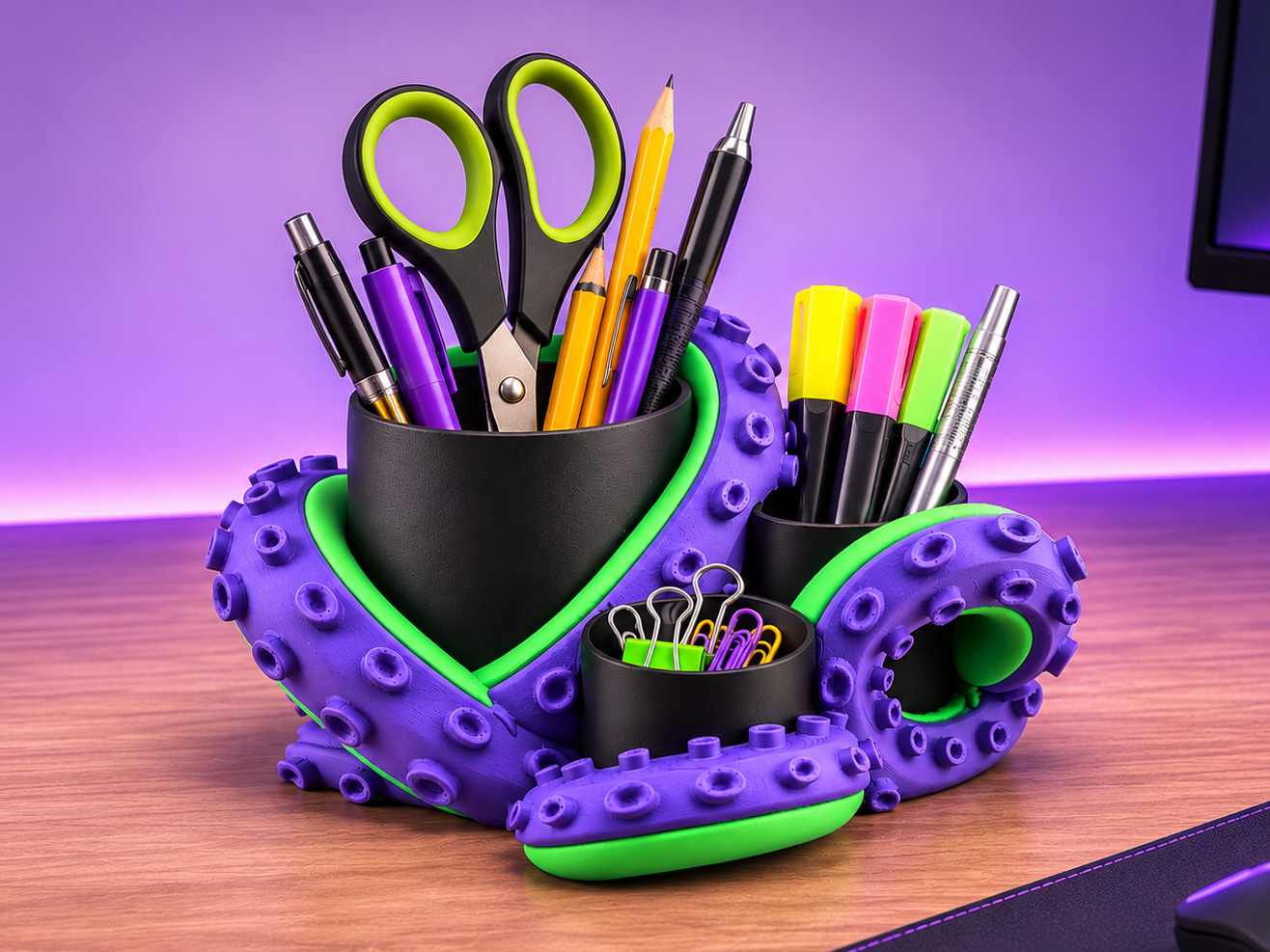 Octopus Desk Organizer | Pen & Tool Holder - 1