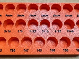 ICON Hex and Torx Driver Socket Organizer