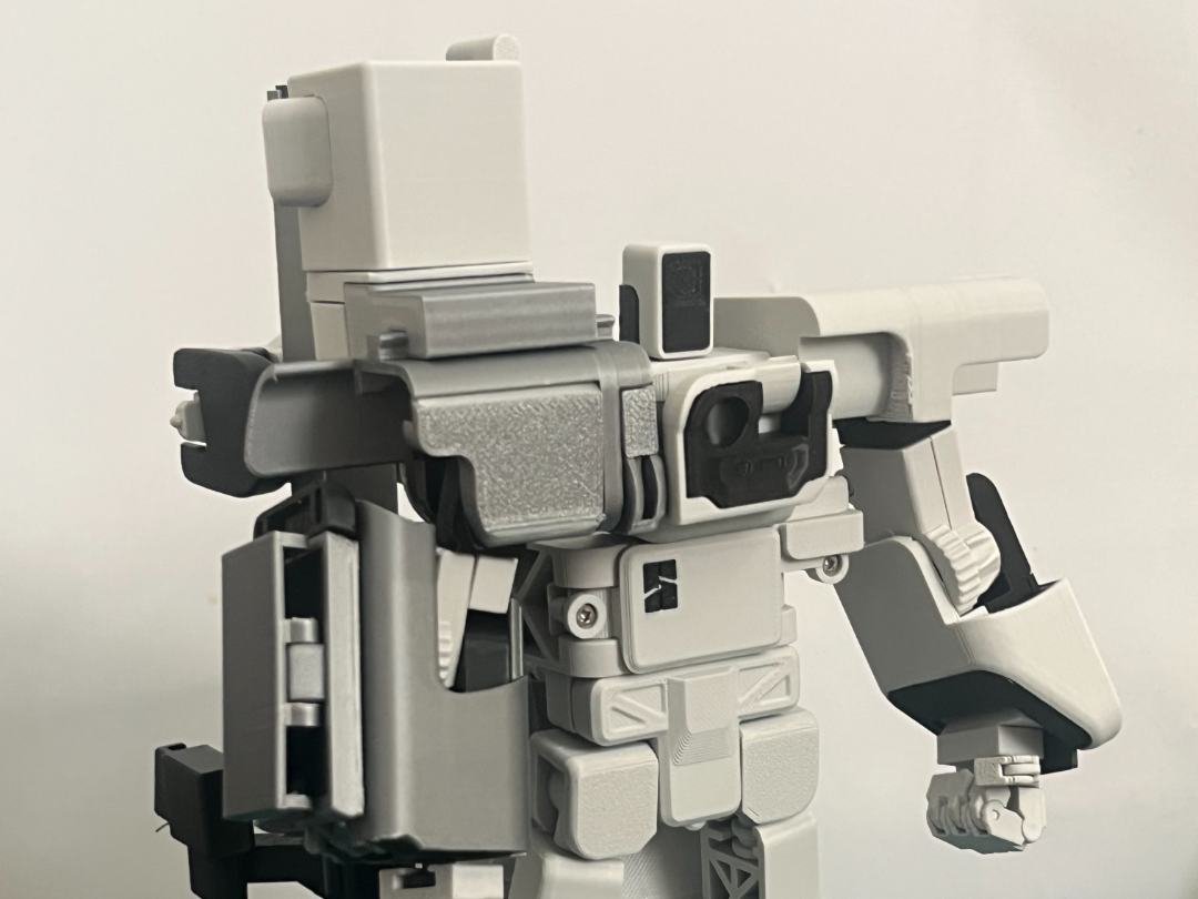 Miniatura 2 do modelo 3D A1mini变形机器人