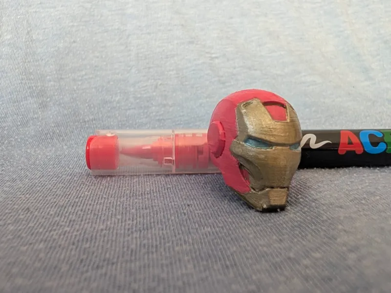 MINI CASCO IRON MAN- CIONDOLO&PORTACHIAVI