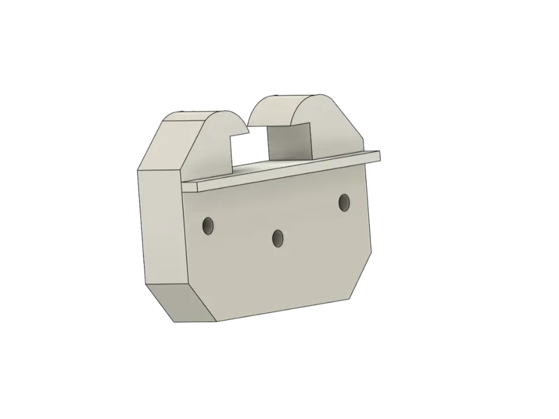 drawer clip or clamp that goes behind the drawer