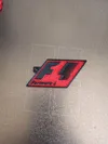 150% Retro F1 Logo Keyring