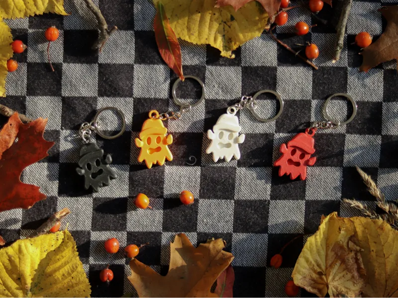 Beany Ghost Keychain | Autumn Series | Halloween
