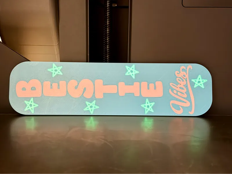 Bestie Vibes Bookmark