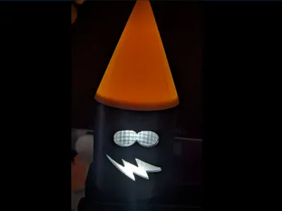 Halloween Tealight and Pencil Holder