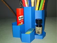 Organisateur de bureau hexagonal 7 modules — photo 2