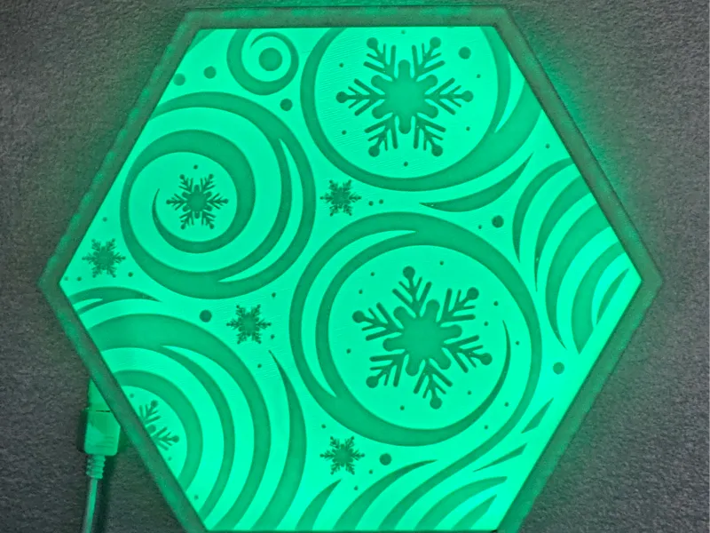 Hexture Modular Lighting Wall Art
