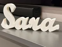 Lettere maiuscole 0.2mm layer, 4 walls, 0% infill