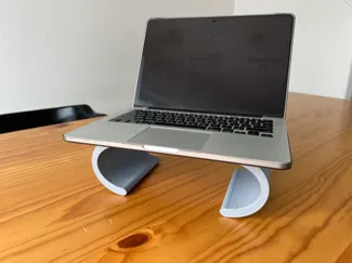 Organic shape moniter riser