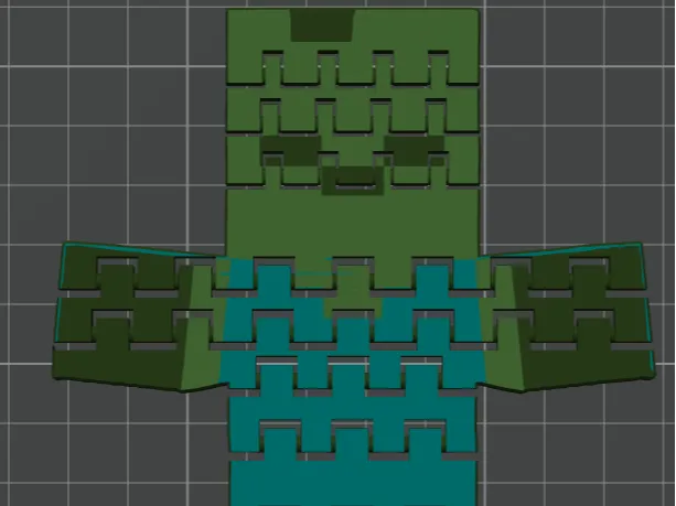 Minecraft flexi Zombie