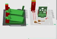 0.2mm layer, 2 walls, 15% infill Multi color A1 mini version