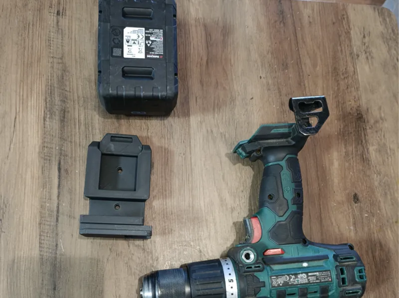 Parkside X20 battery and tool holder