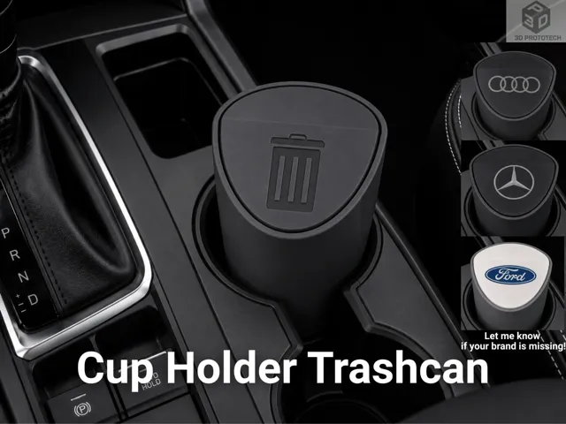 Cup Holder Trashcan