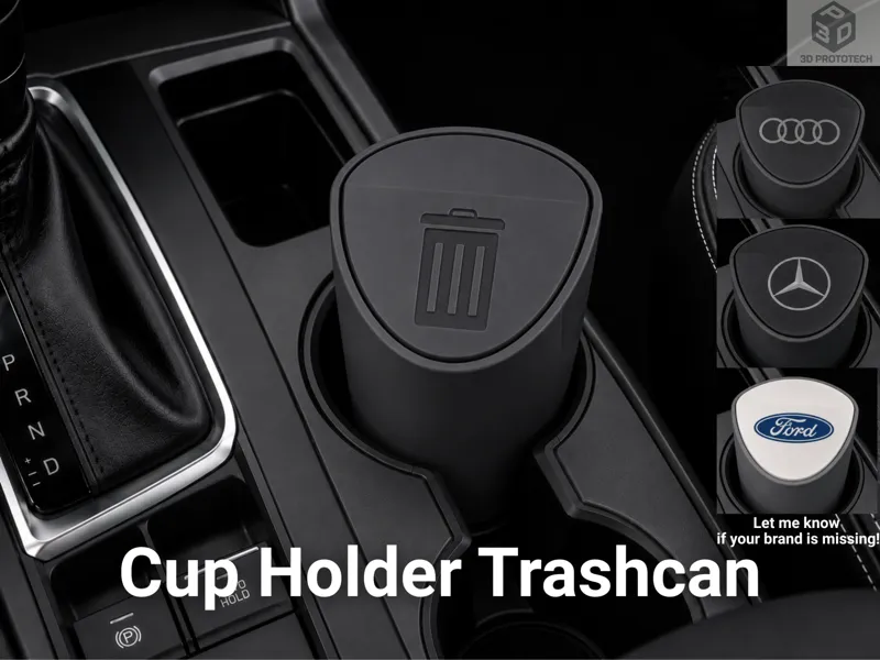 Cup Holder Trashcan