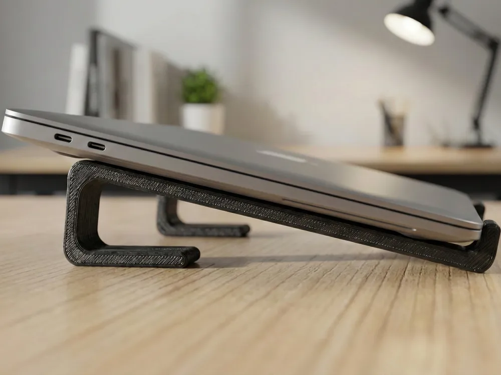 Minimalist Laptop Riser - Free 3D Print Model - MakerWorld