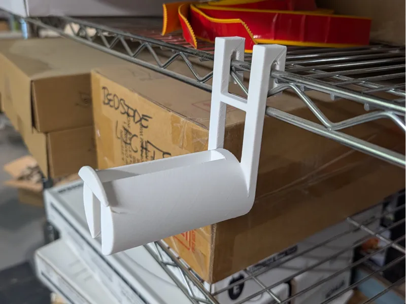 Wire Shelving Filament Spool Holder