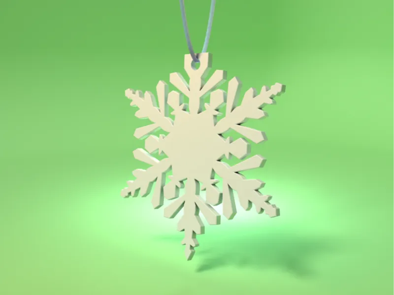 Snowflake Tree Ornament