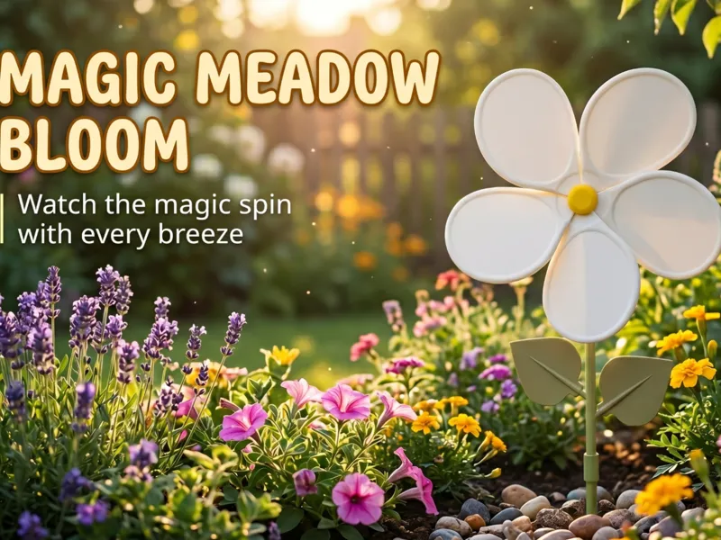 Magic Meadow Bloom - Wind spinner