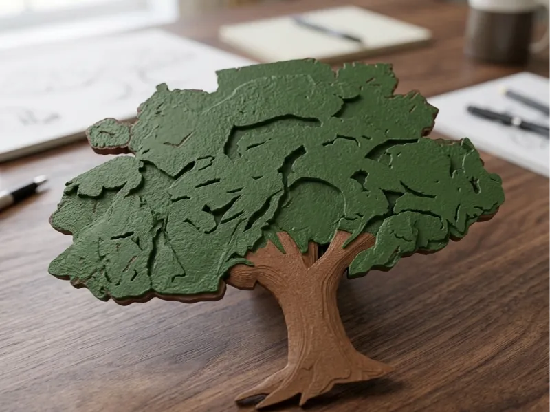 Tree Keychain