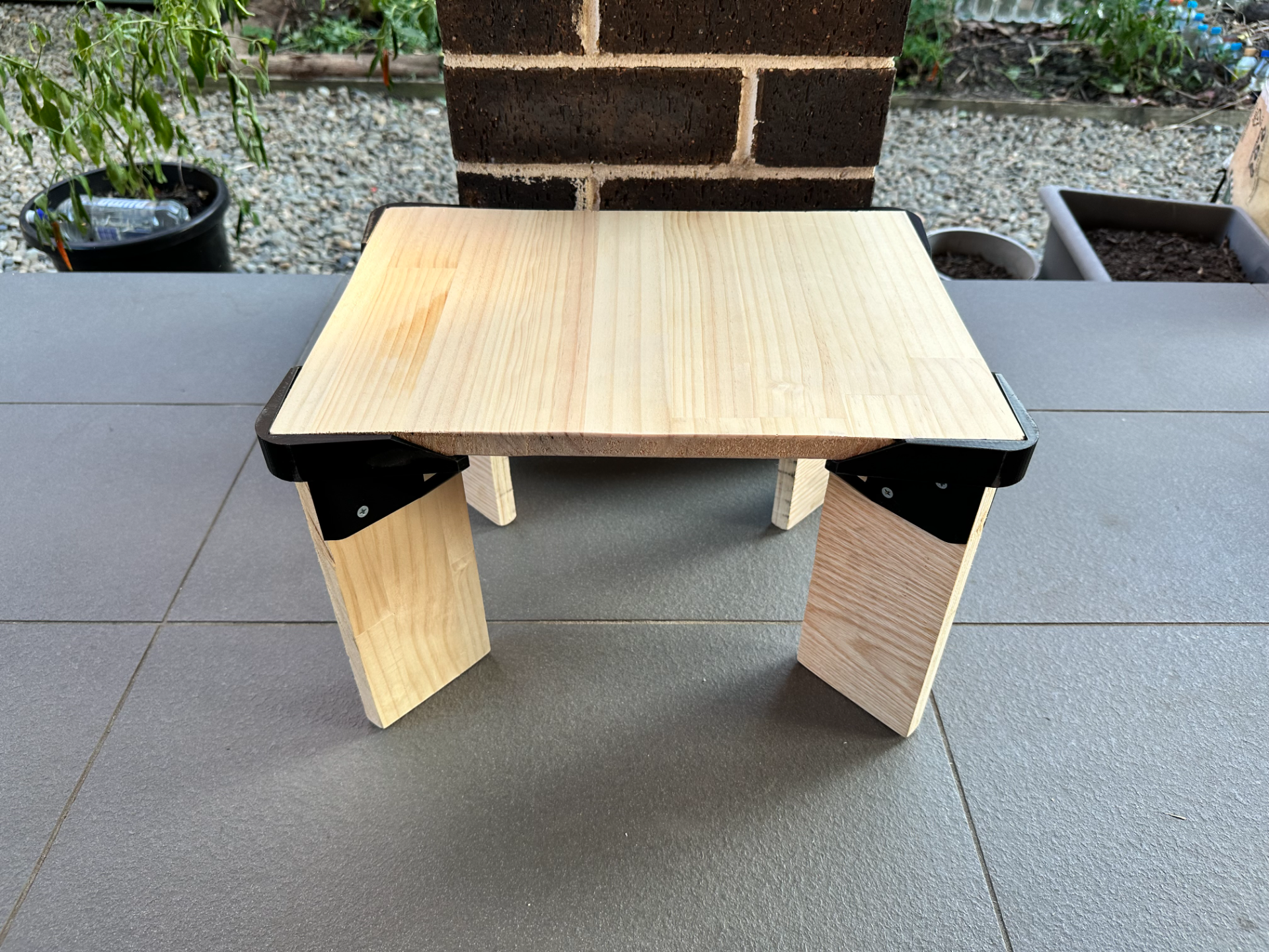 Short stool - compact seating stool