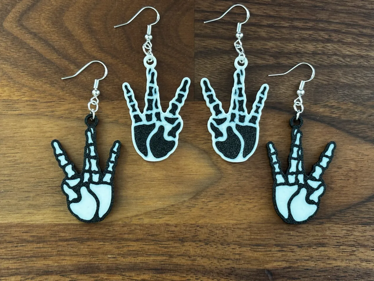 West Coast Pride Skeleton Earrings! | Keychain view 2