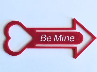 Be Mine Valentine's Day Bookmark