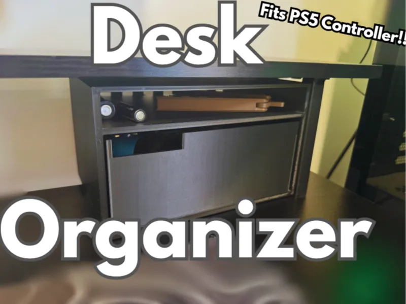 Desk Organizer (Fits PS5 Controller!)