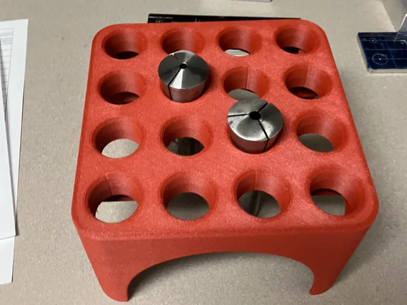 R8 Bench top Collet Rack