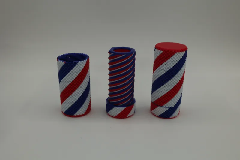 Red White and Blue Twist Container