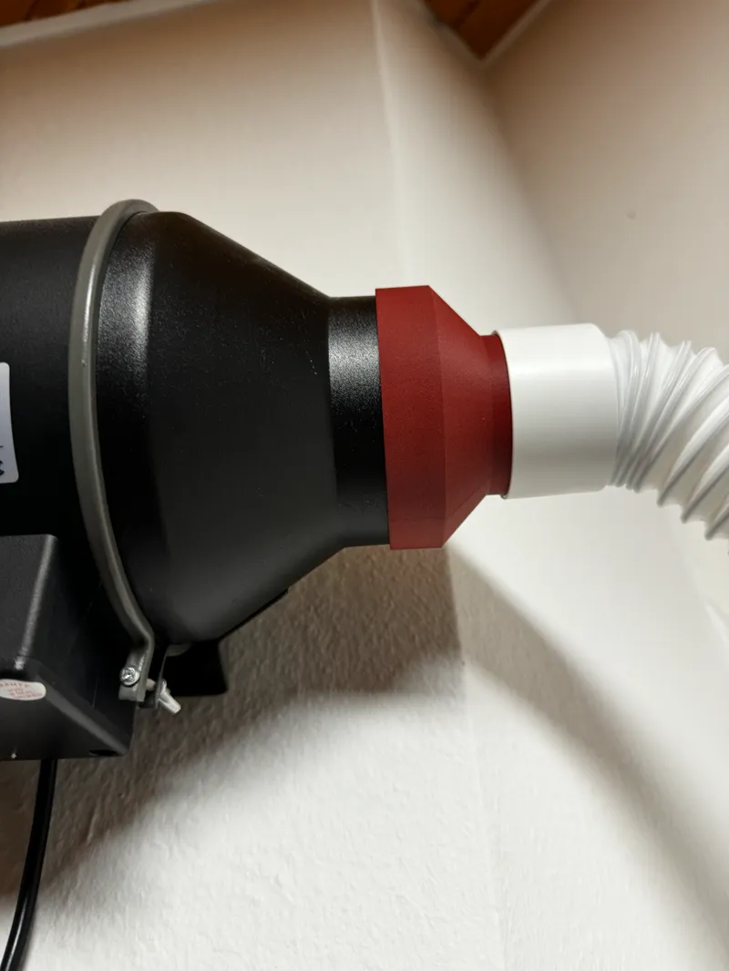 Adapter für meine Absaugung zum Lasern