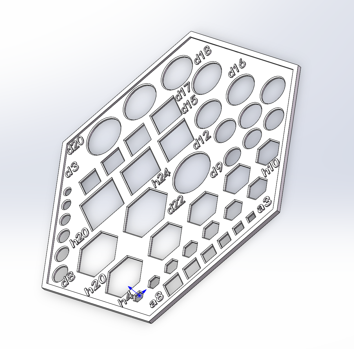 Miniatura 2 do modelo 3D 工程图画图模板