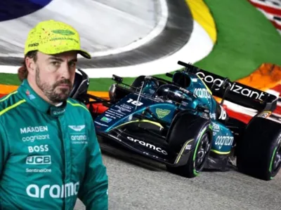 Hueforge Fernando Alonso Formula 1 Aston Martin