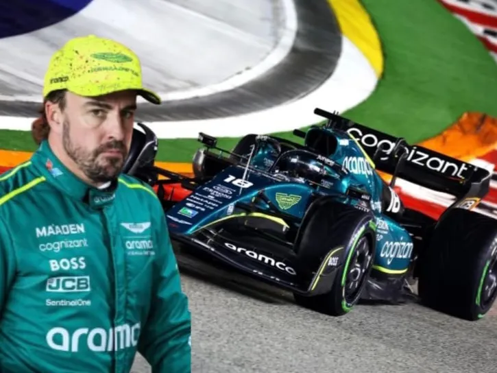 Hueforge Fernando Alonso Formula 1 Aston Martin
