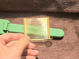 Transparent Filament: 3g Single-Wall Clarity test
