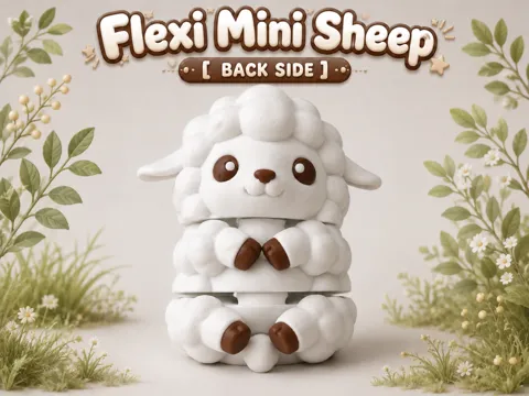 Modelo para impresión 3D: Flexi Sheep [ BACK SIDE ] — referencia de MakerWorld