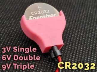 CR2032 Coin Cell Battery Holder