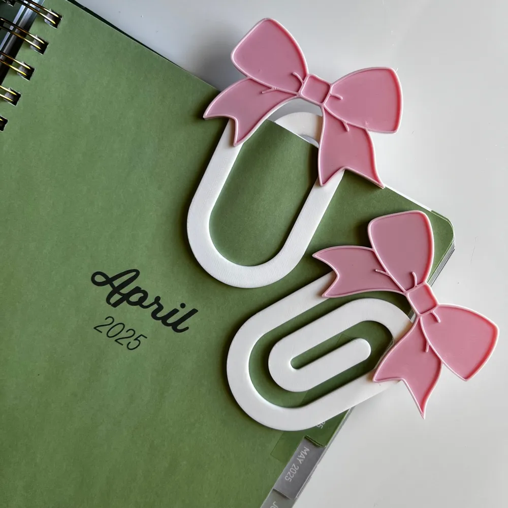 chunky bow paper clip by outofthesensorybin MakerWorld: Download Free ...