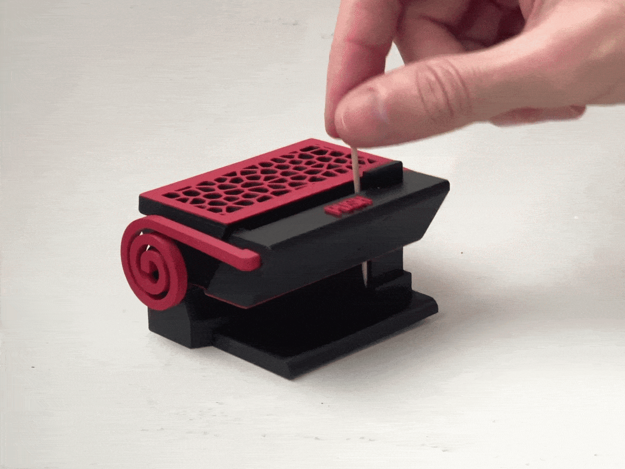 추천 3D 모델 – 완전 3D 프린팅된 이쑤시개 디스펜서 (v2)