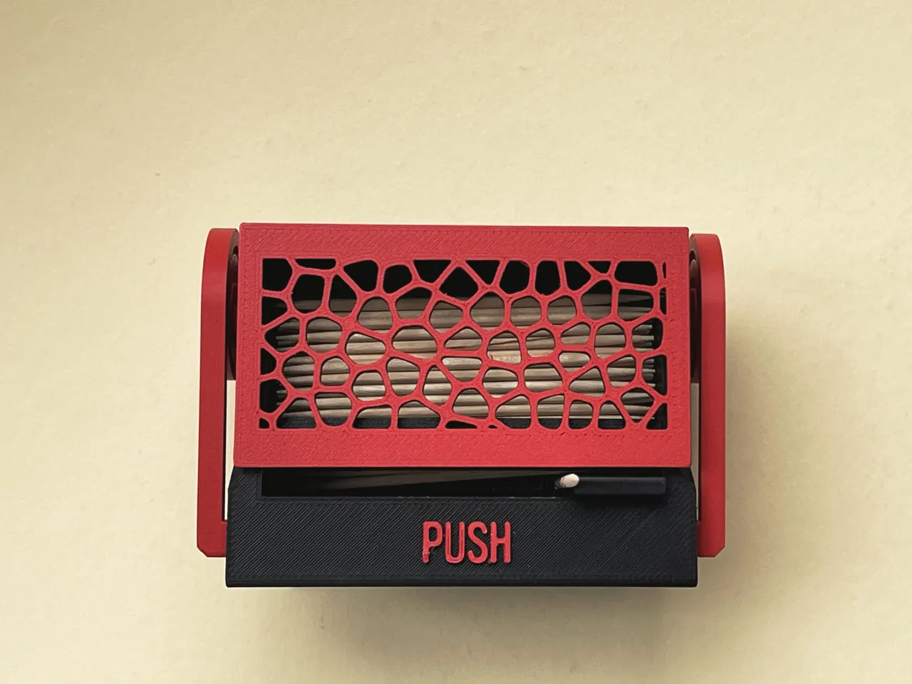 Toothpick dispenser - fully printed (v2) view 4